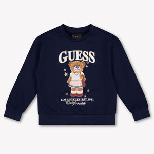 Guess Bambini Ragazze Maglione dentro Navy