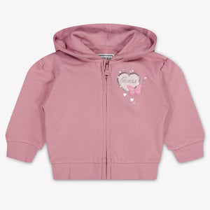Guess Bambino Ragazze Cardigan dentro Rosa