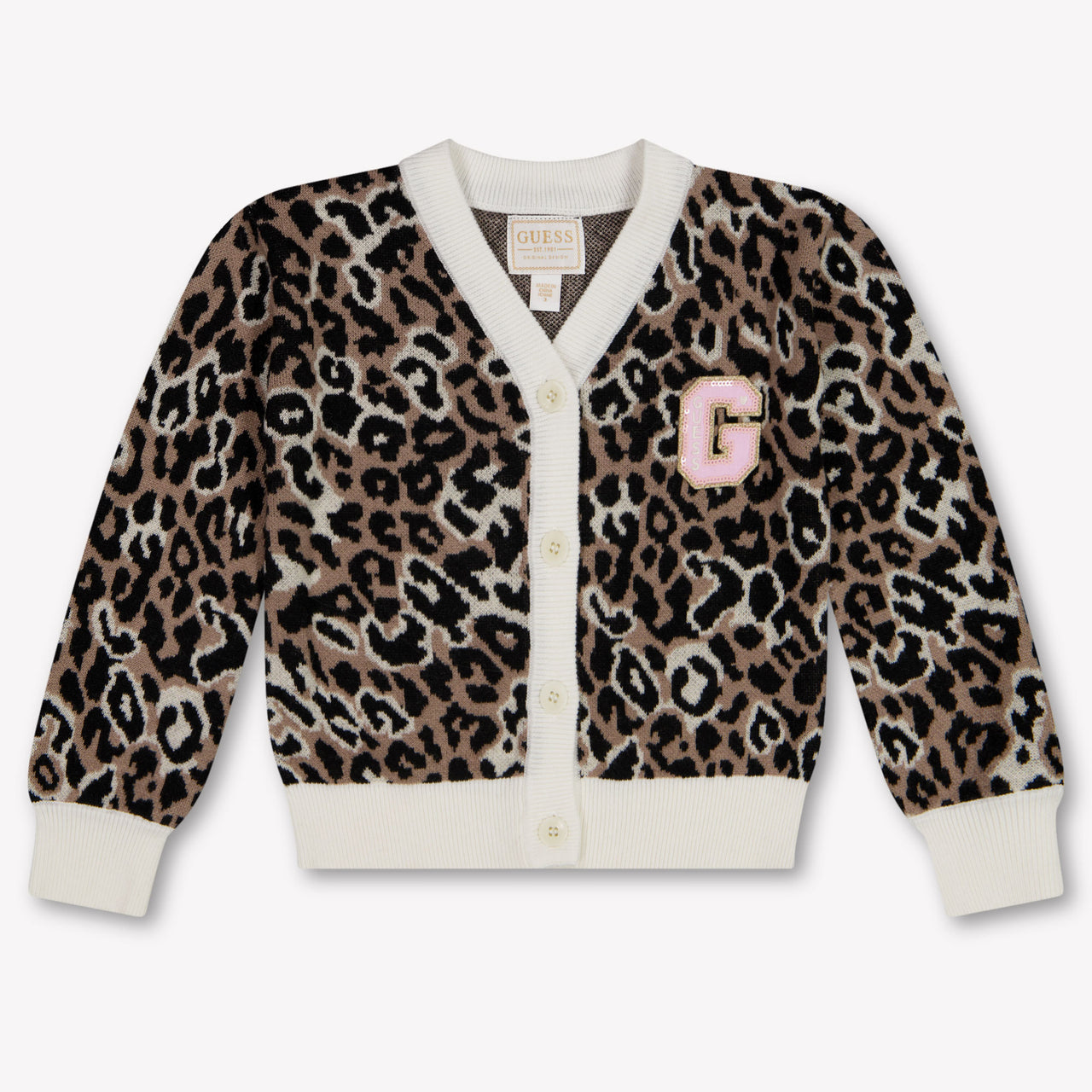 Guess Kinder Mädchen Strickjacke In Panther