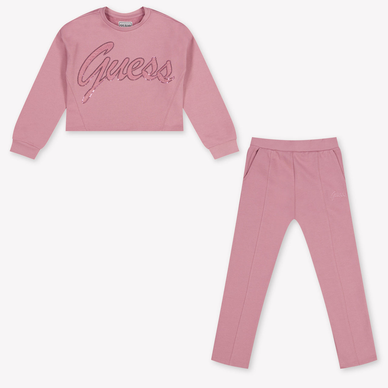 Guess Kinder Mädchen Jogginganzug In Rosa