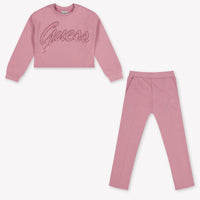 Guess Kinder Mädchen Jogginganzug In Rosa