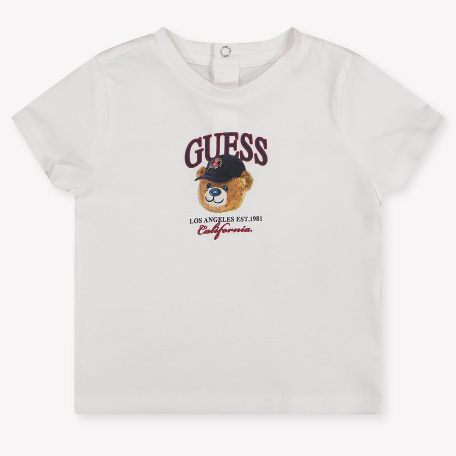 Guess bebe Chicos Camiseta adentro Blanco