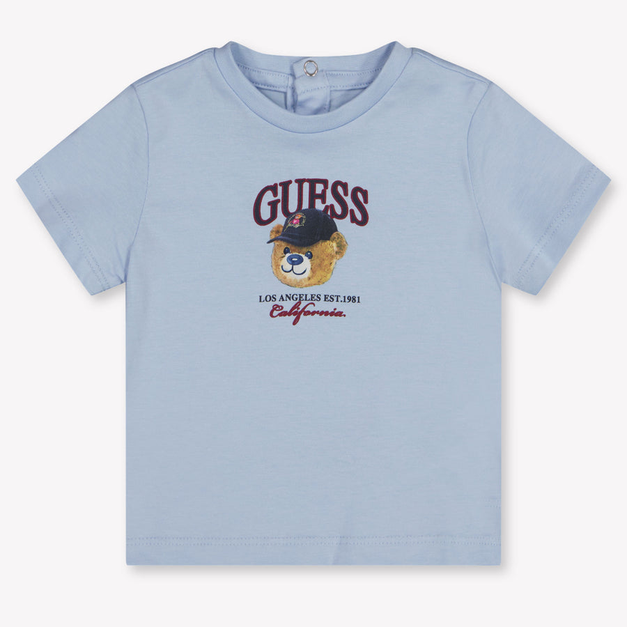 Guess Baby Boys T-Shirt in Light Blue