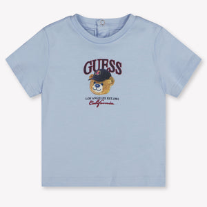 Guess Bambino Ragazzi Maglietta dentro Azzurro