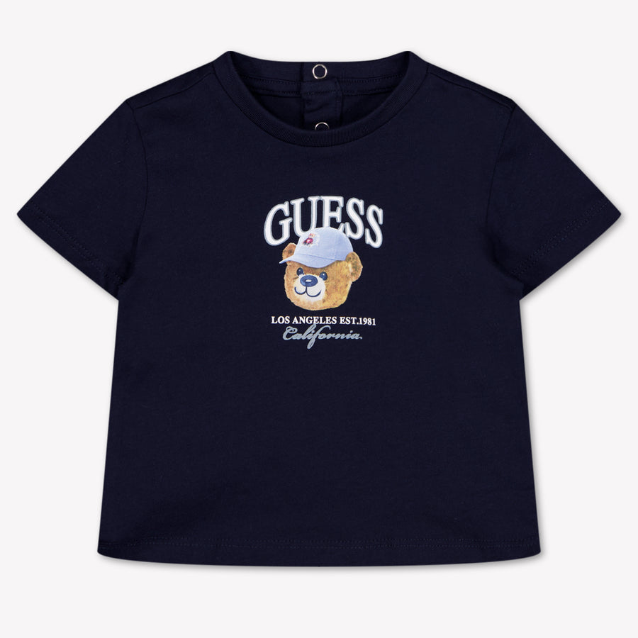 Guess Bambino Ragazzi Maglietta dentro Navy