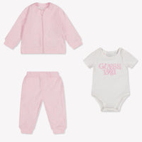 Guess Baby-Unisex-Set Hellrosa
