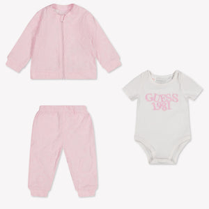 Guess Baby-Unisex-Set Hellrosa