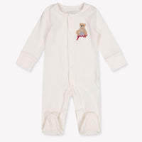 Guess Baby Boys Playsuit In OffWhite
