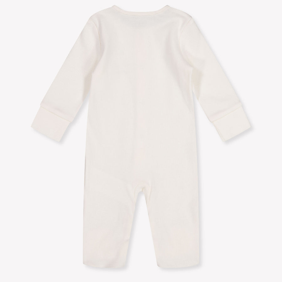 Guess Baby Boys Playsuit In OffWhite