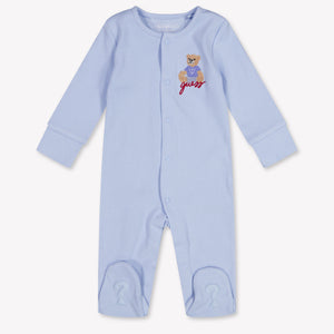 Guess Bébé Garçons Combishort dans Bleu Clair