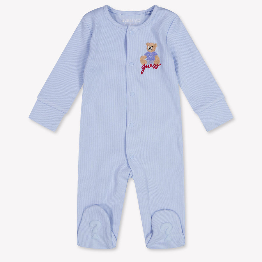 Guess Bébé Garçons Combishort dans Bleu Clair