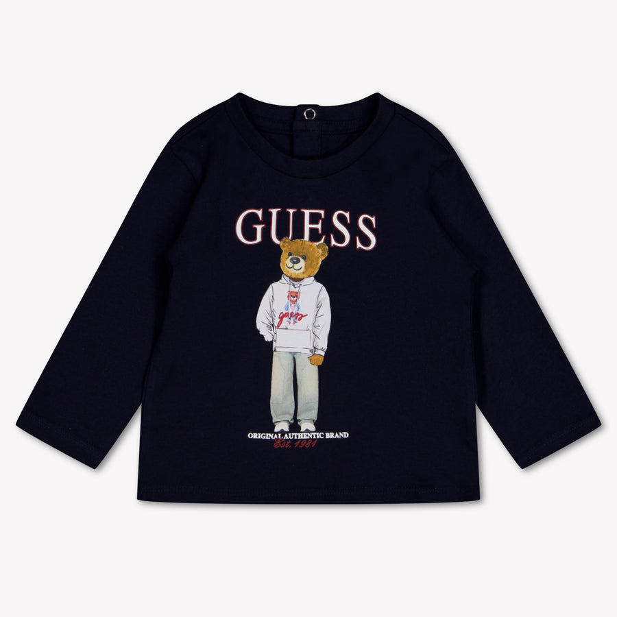 Guess Bambino Ragazzi Maglietta dentro Navy