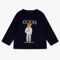 Guess Bambino Ragazzi Maglietta dentro Navy