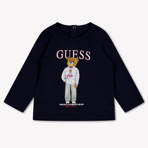 Guess Bambino Ragazzi Maglietta dentro Navy