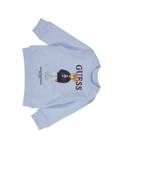 Guess Bébé Garçons Pull en Bleu Clair