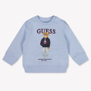 Guess Baby Jongens Trui In Licht Blauw