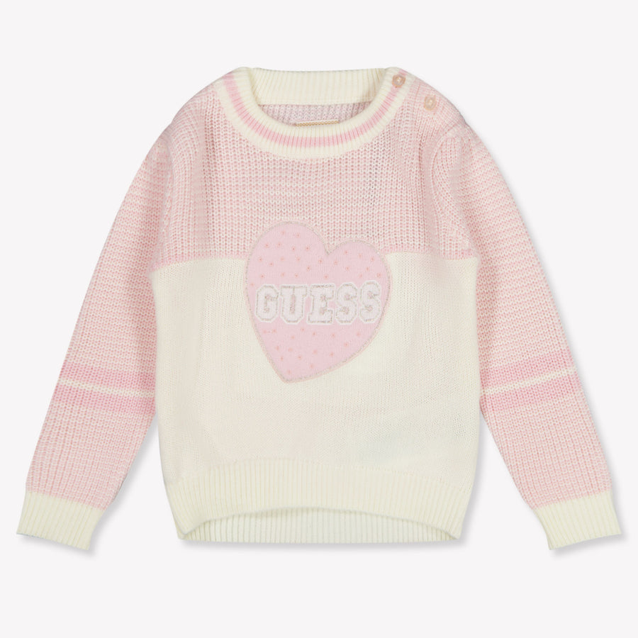 Guess Baby Mädchen Pullover in Hellrosa