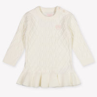 Guess Bébé Filles Robe en blanc cassé