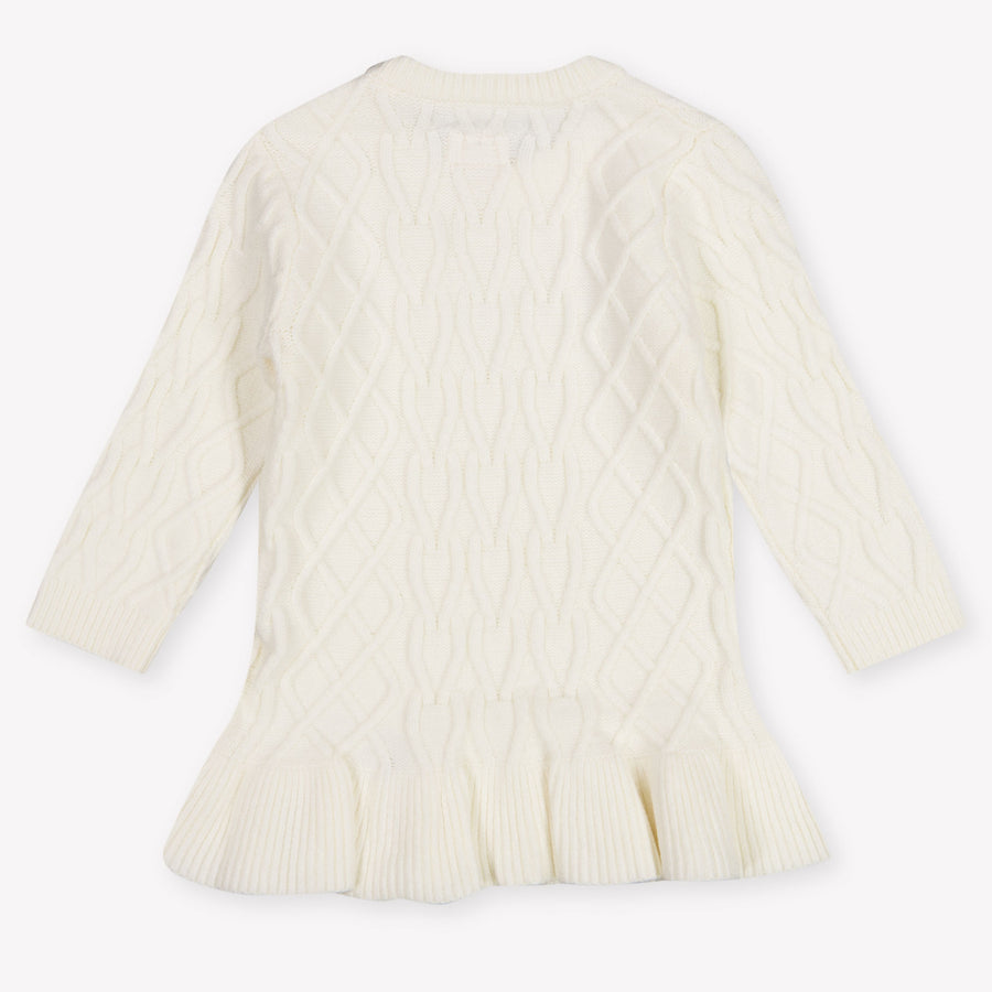 Guess Bébé Filles Robe en blanc cassé