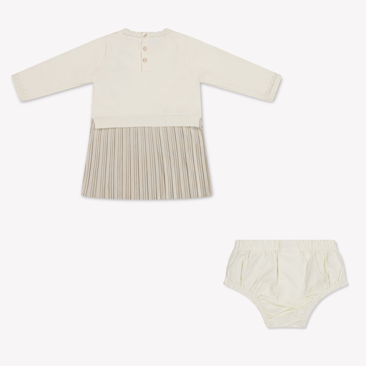 Guess Baby Girls Dress In OffWhite