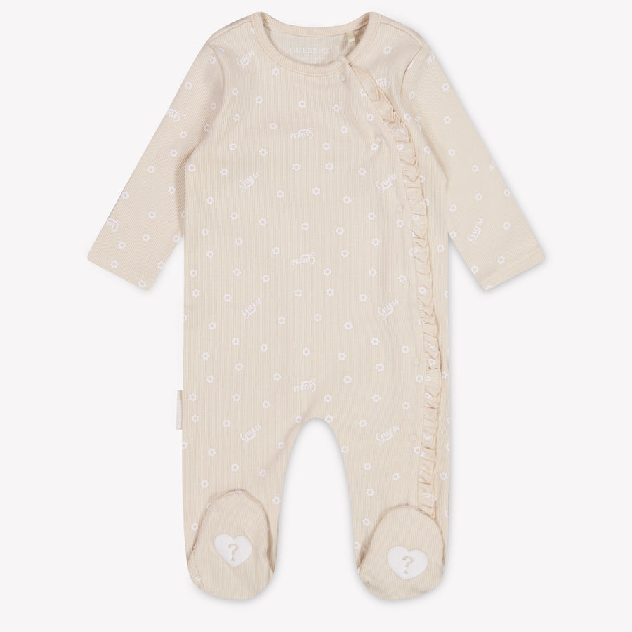 Guess Bébé Filles Combishort dans Beige Clair