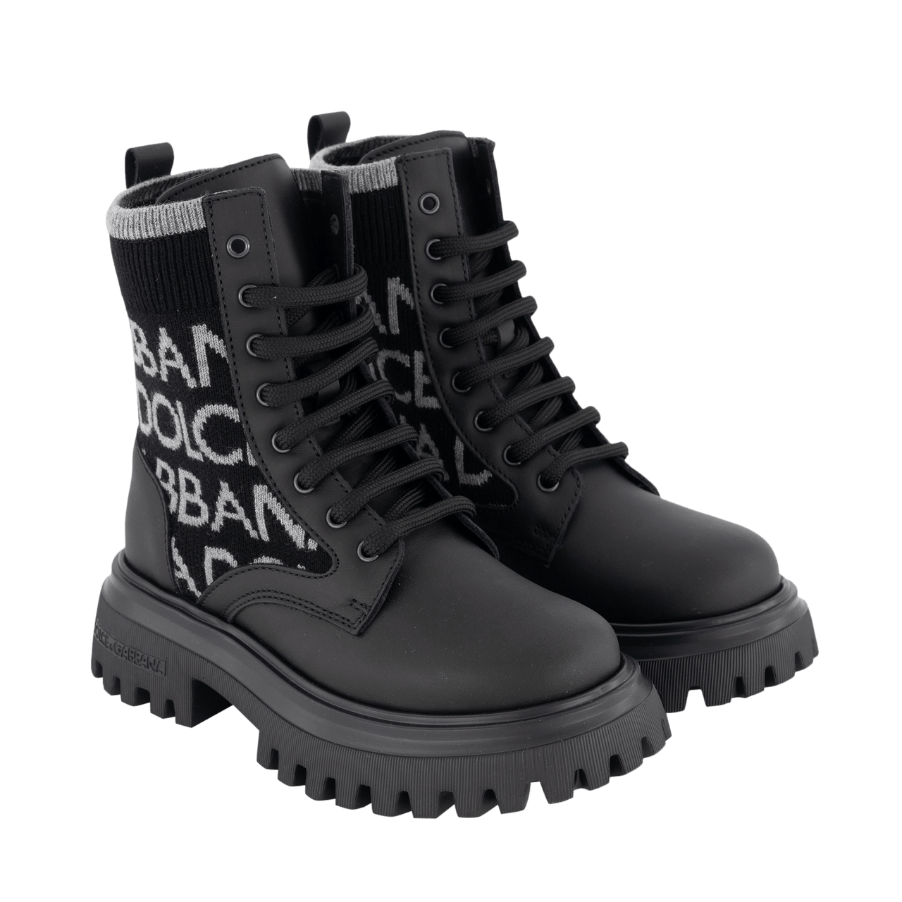 Dolce & Gabbana Kinder Unisex Laarzen Zwart