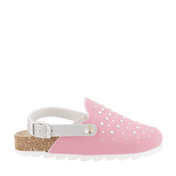 Sandály s dívčími sandály Monennalisa světle růžové