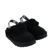 UGG Zapatillas para niñas infantiles negras