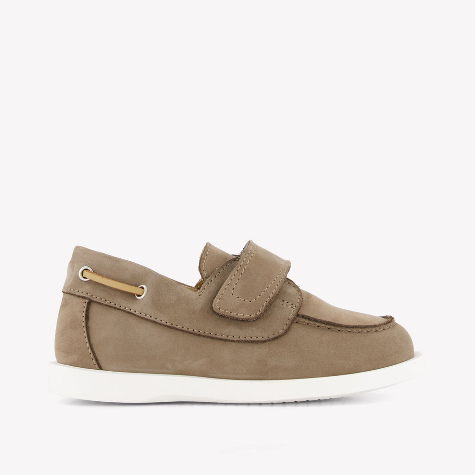 Andrea Montelpare Boys Shoes In Taupe