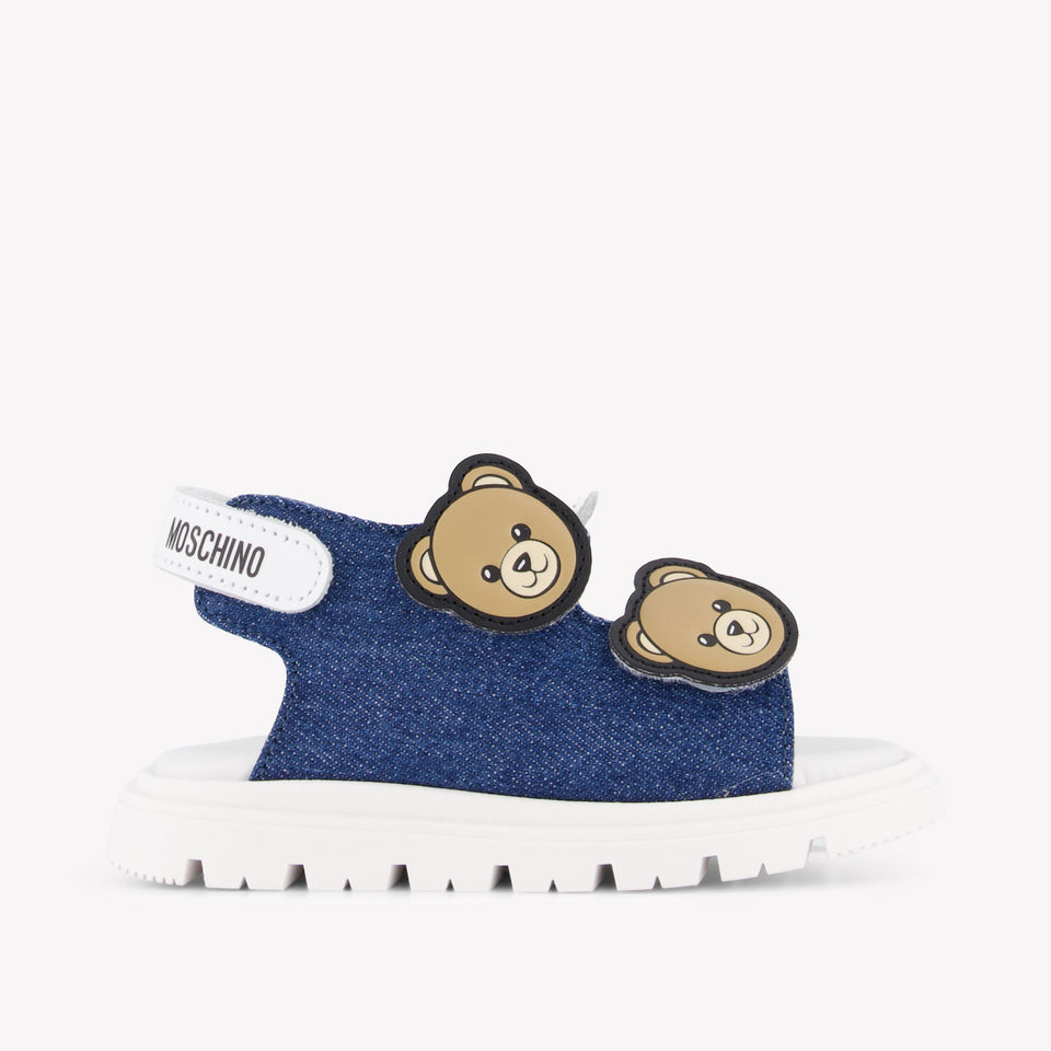 Moschino Unisex Sandalias en Vaquero