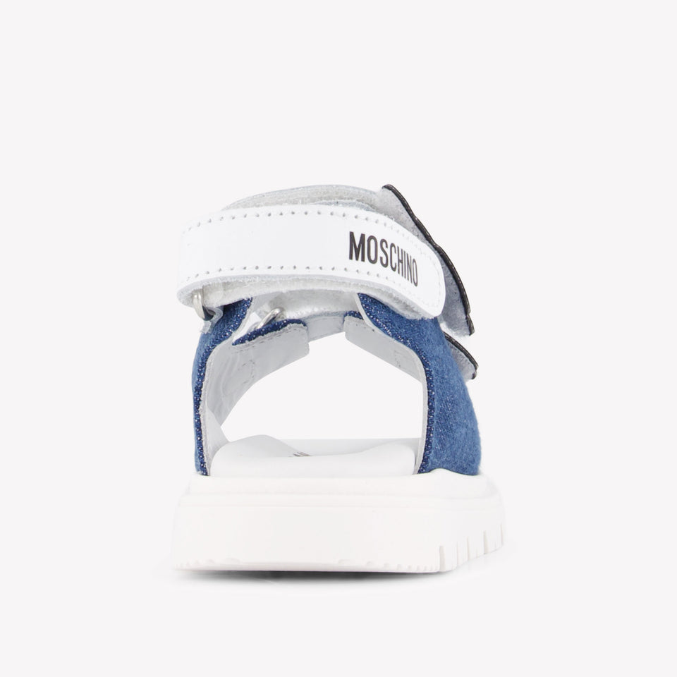 Moschino Unisex Sandalias en Vaquero