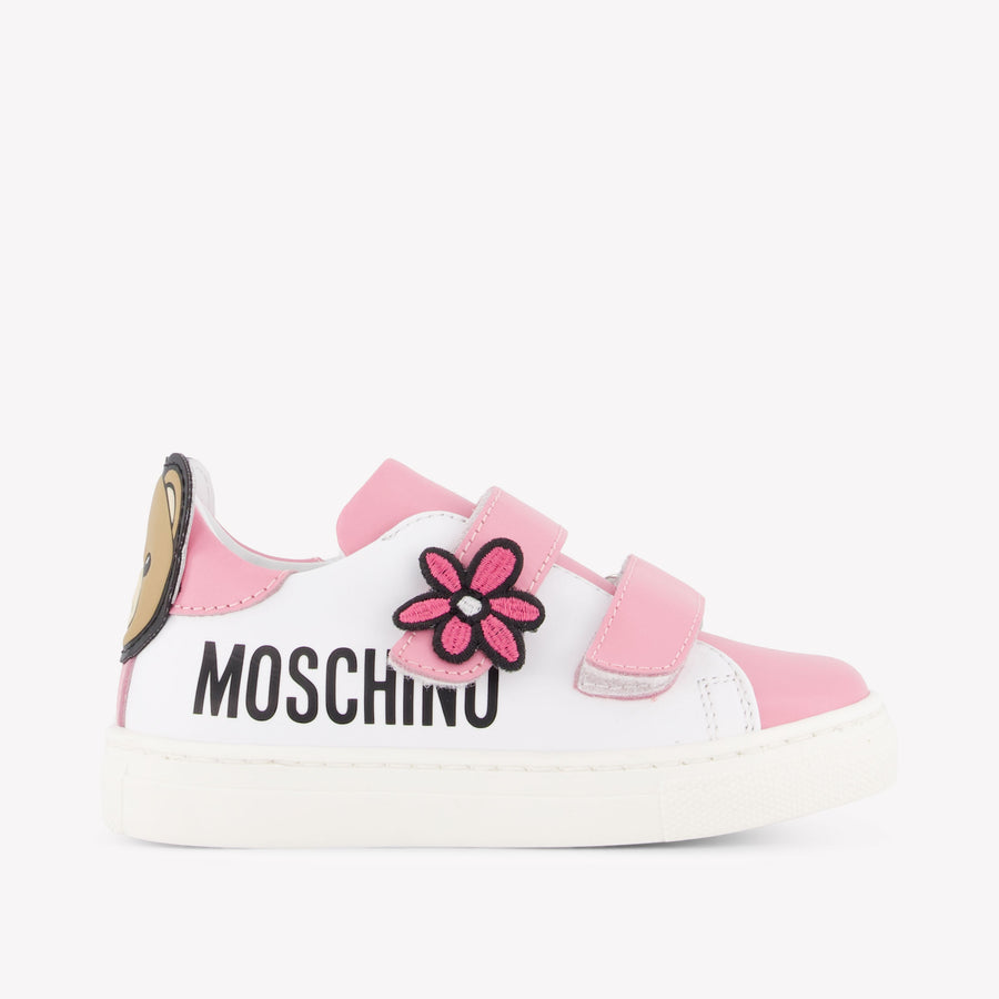 Moschino Girls Sneakers in Pink