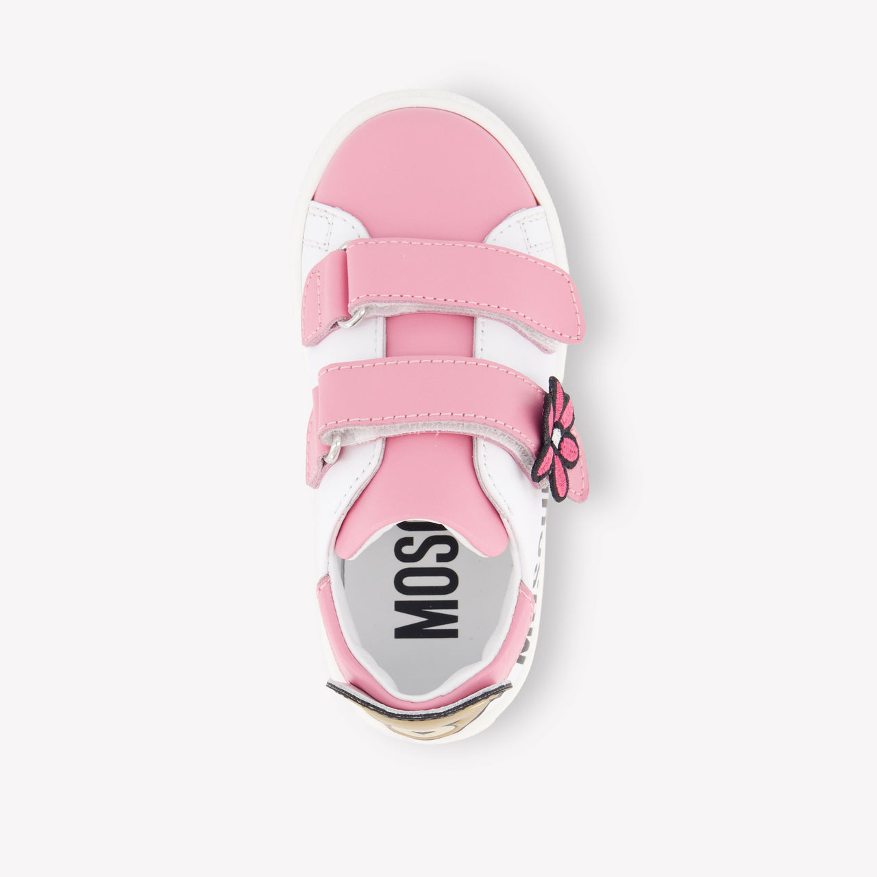 Moschino Filles Baskets dans Rose