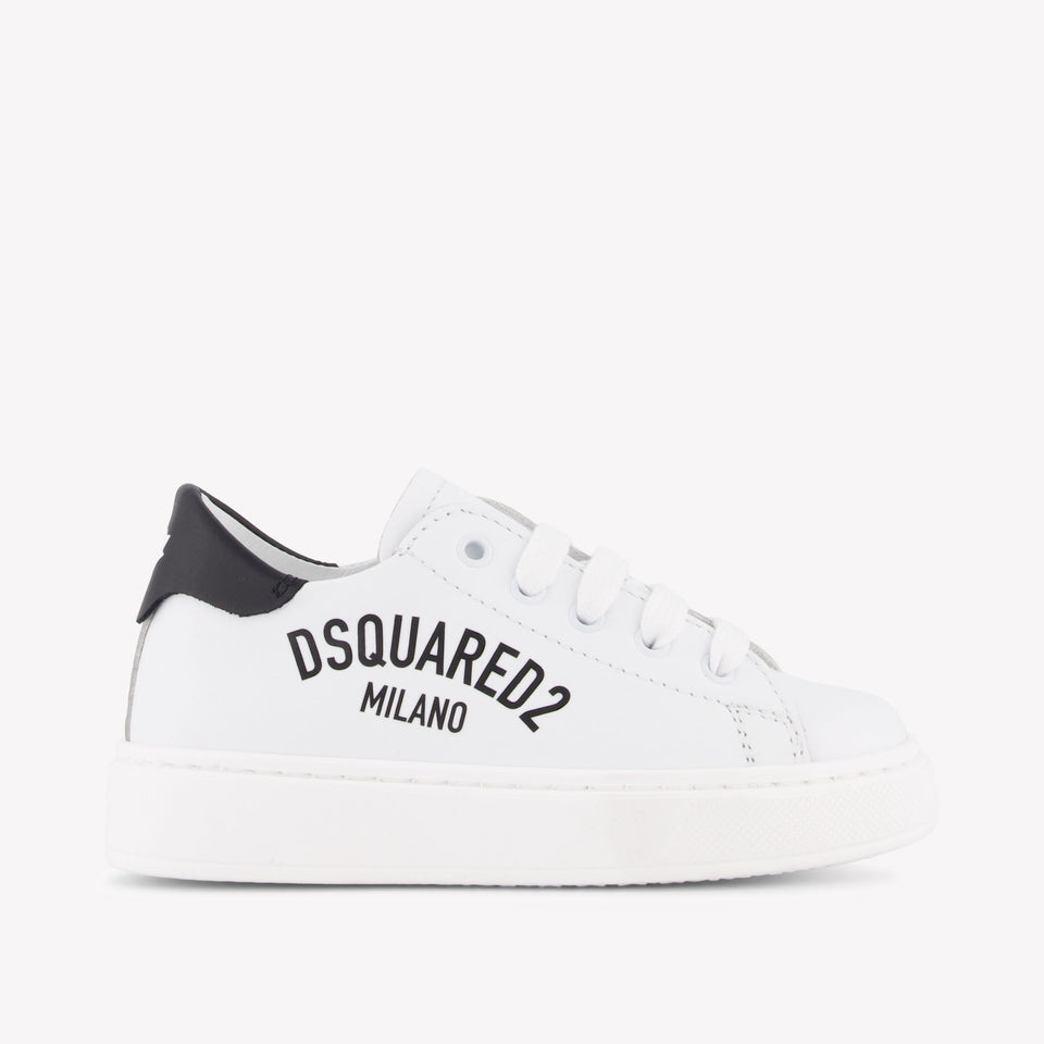 Dsquared2 Unisex Scarpe da ginnastica dentro Bianco