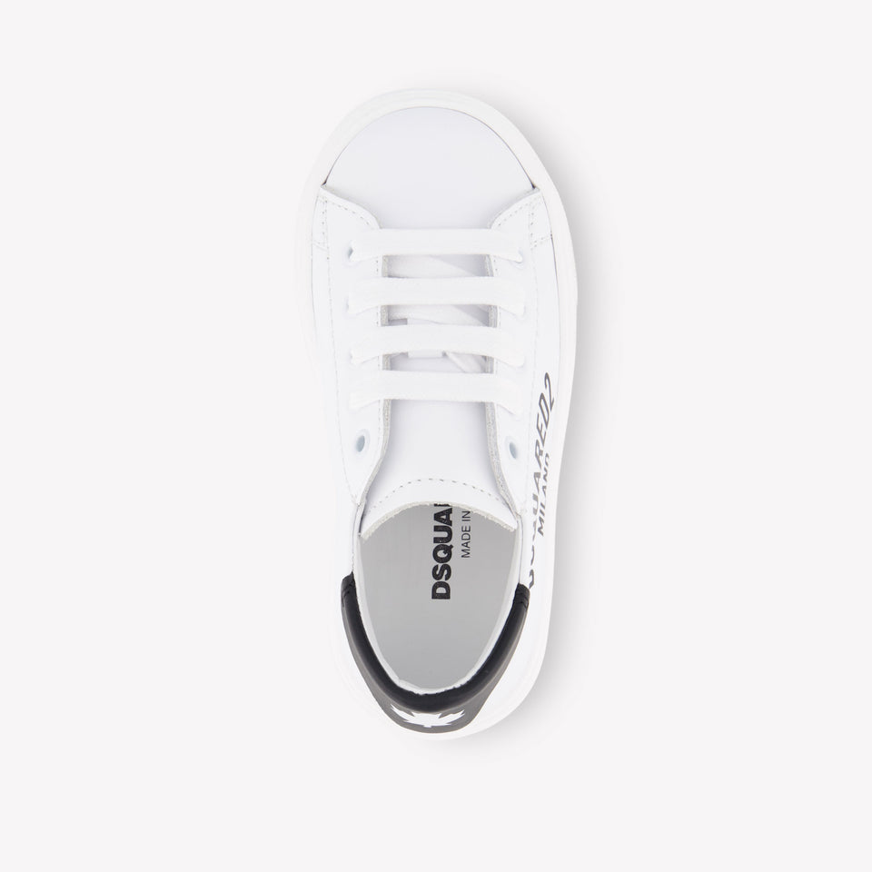 Dsquared2 Unisex Scarpe da ginnastica dentro Bianco