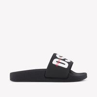 Dsquared2 Garçons Pantoufles Noir