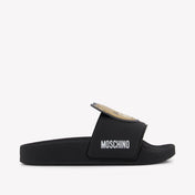 Moschino Unisex-Hausschuhe Schwarz