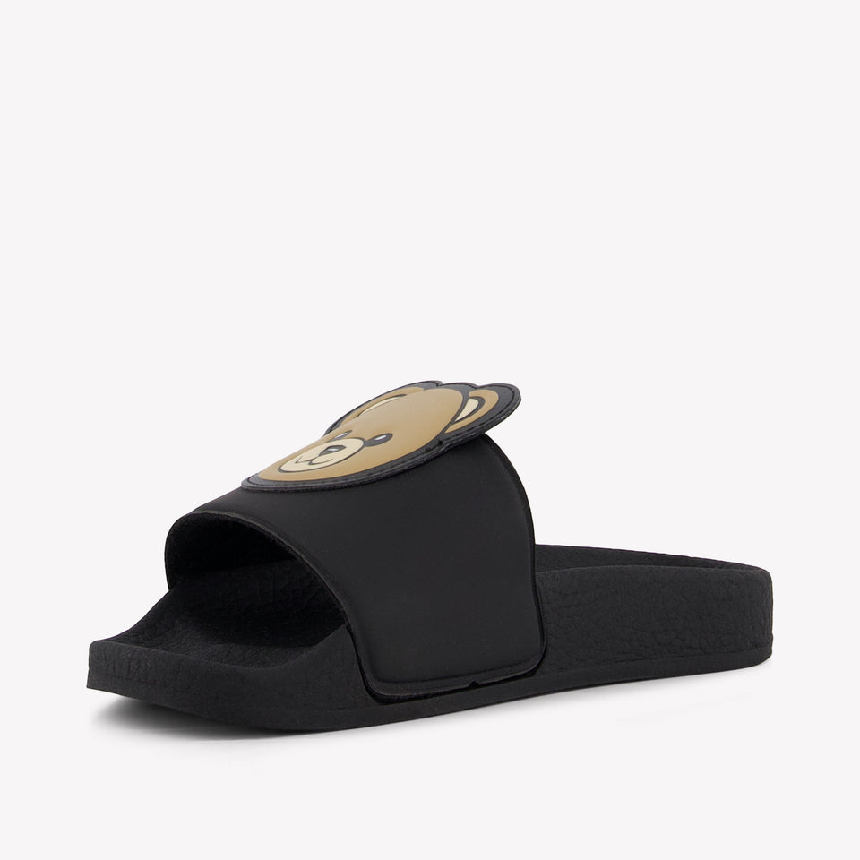 Moschino Unisex-Hausschuhe Schwarz