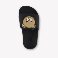 Moschino Unisex-Hausschuhe Schwarz