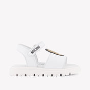 Moschino Unisexe Sandales dedans Blanc