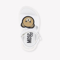 Moschino Unisex Sandalen In Wit