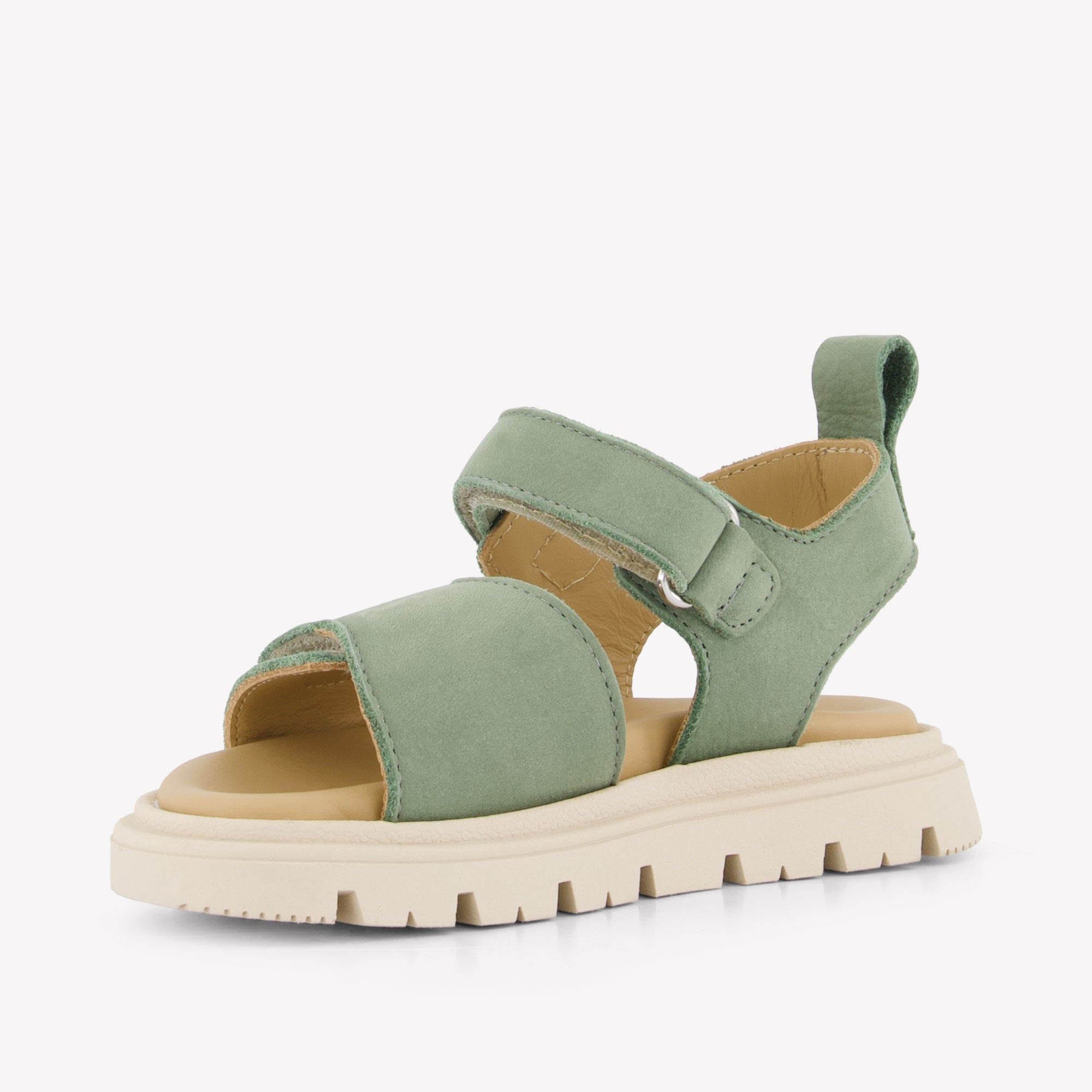 Andrea Montelpare Boys Sandals In Olive Green