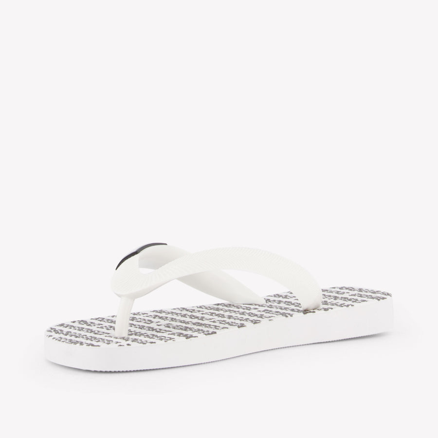 Dsquared2 Garçons Pantoufles Blanc