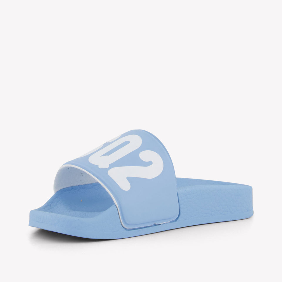 Dsquared2 Boys Flipflops In Light Blue