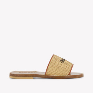 Dsquared2 Ragazze Pantofole dentro Beige