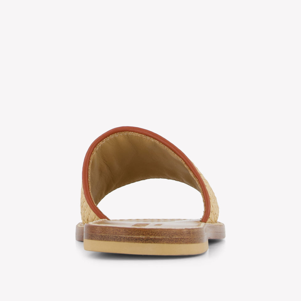 Dsquared2 Filles Pantoufles Beige