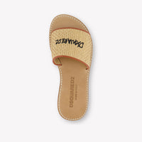 Dsquared2 Ragazze Pantofole dentro Beige