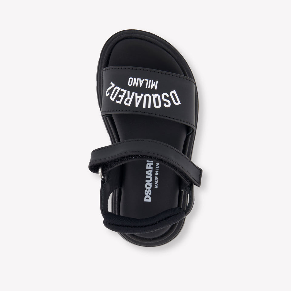 Dsquared2 Unisex Sandals In Black