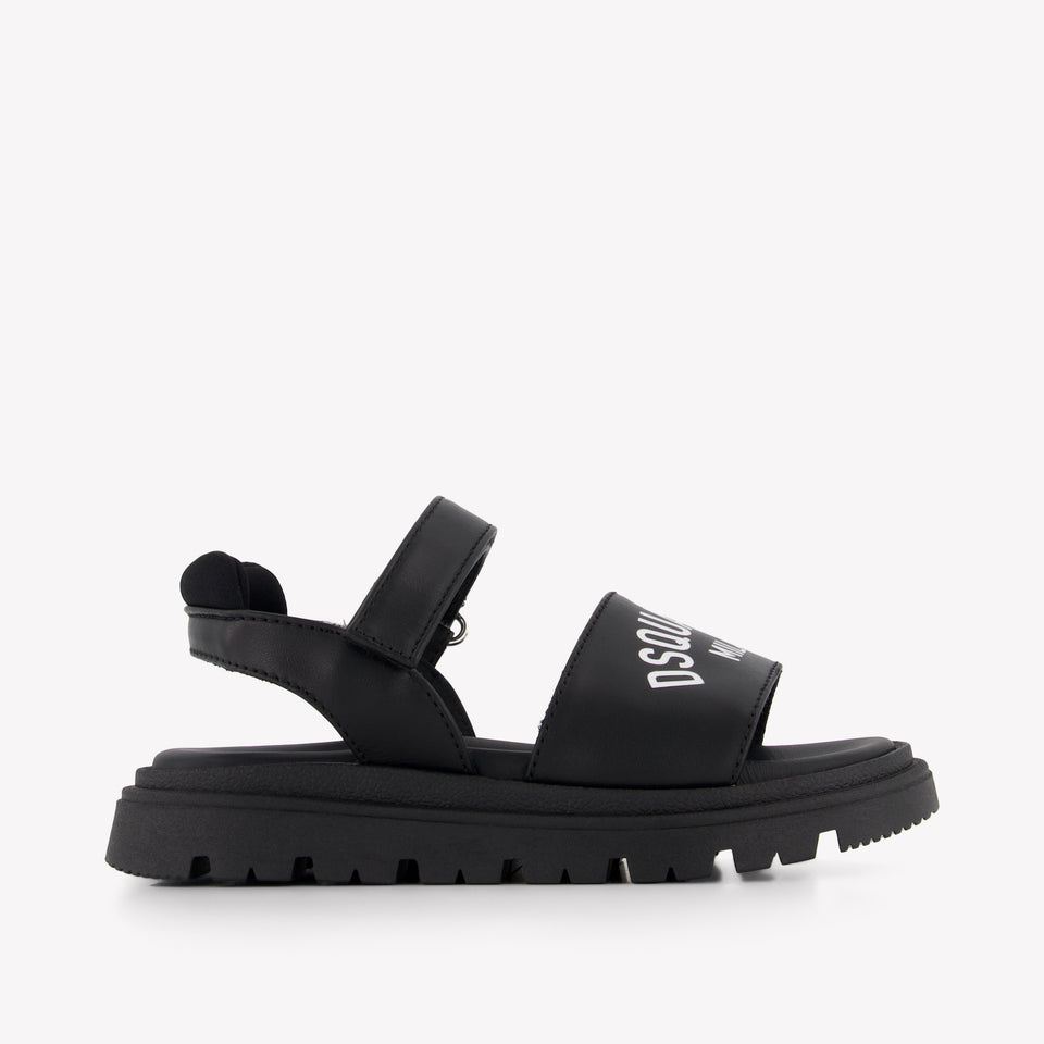 Dsquared2 Unisex Sandali dentro Nero