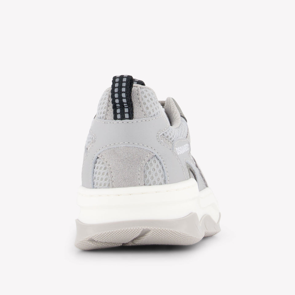 Dsquared2 Unisex Zapatillas en Gris Claro